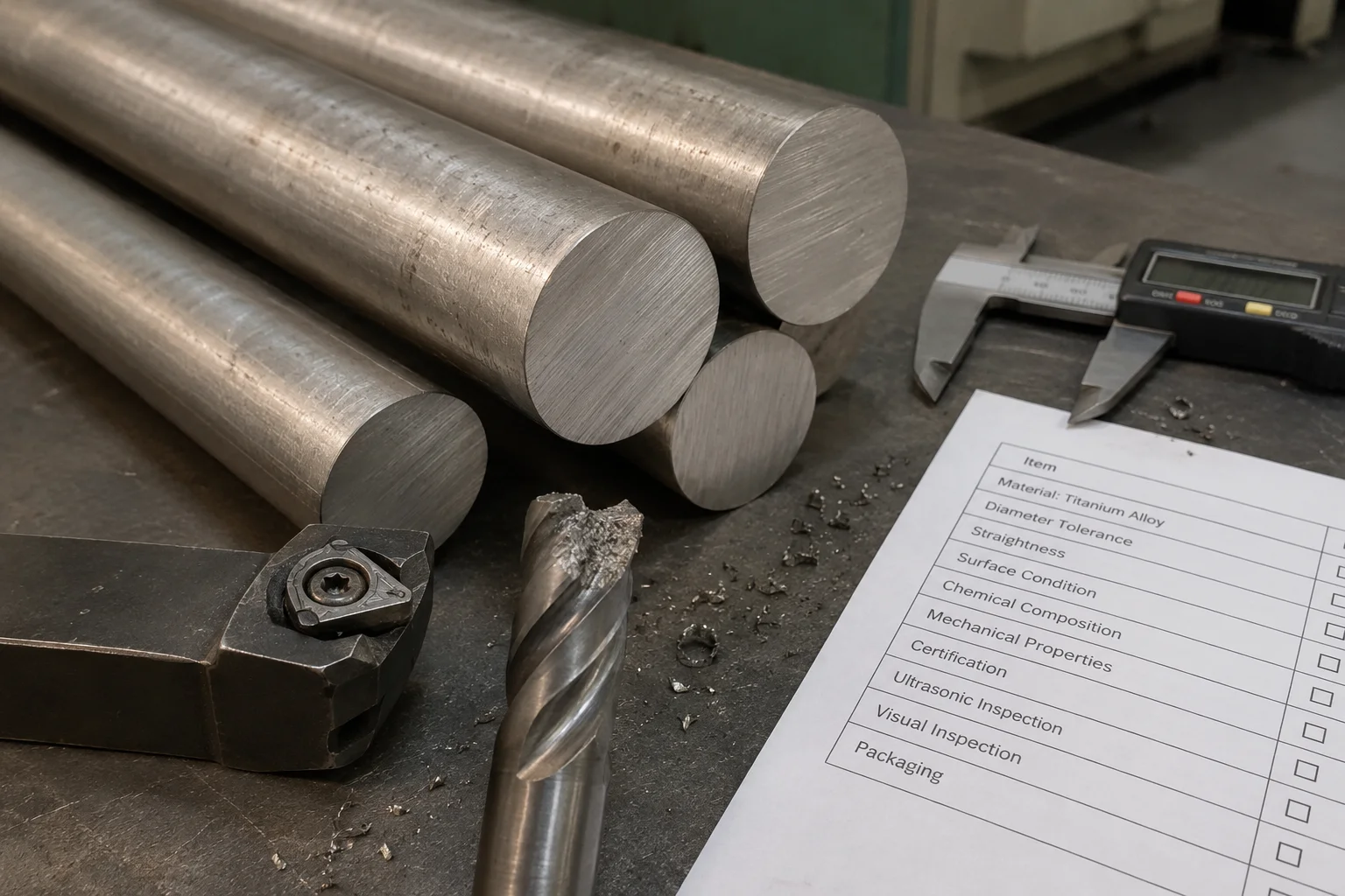 What to check before ordering aerospace titanium bars